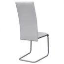 2PCS Cantilever Dining Chairs with High Backrest