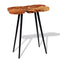 Log Bar Table Solid Acacia Wood 90x60x110 cm