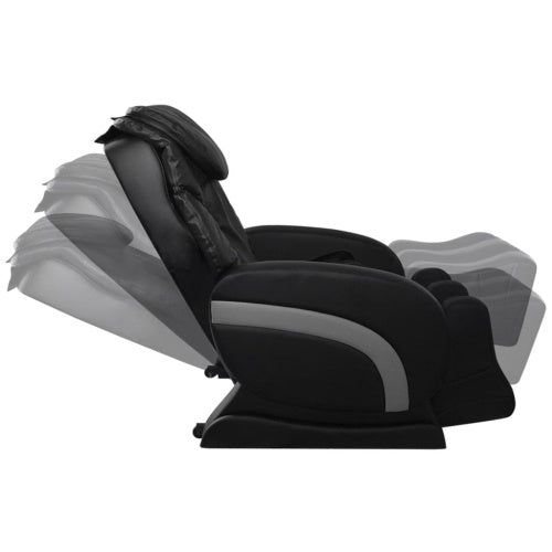 Electric Massage Chair Imitation Leather Black