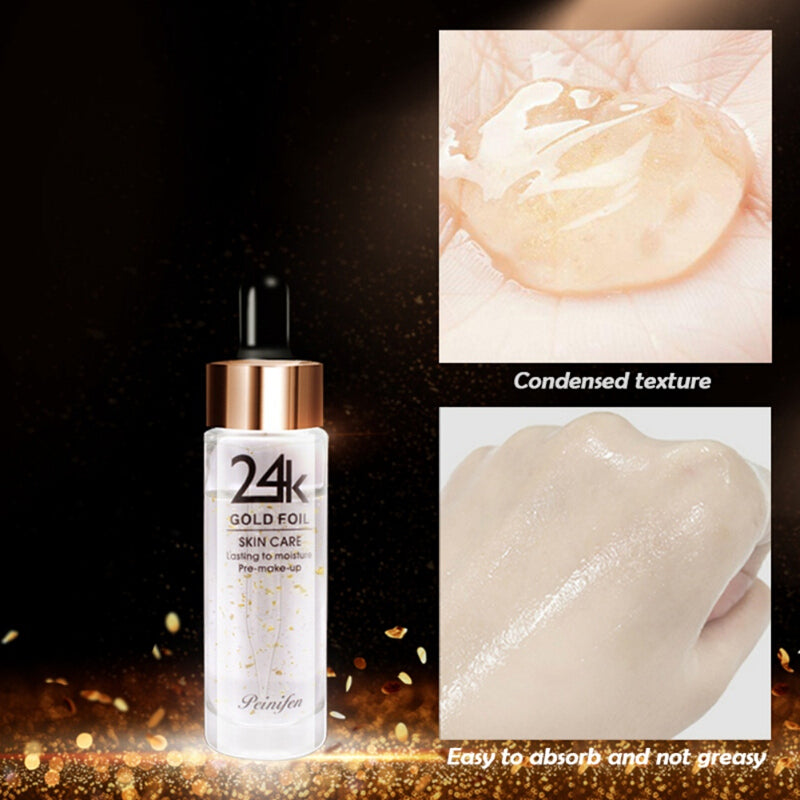 24 Gold Moisturizing Makeup Primer - Transparent