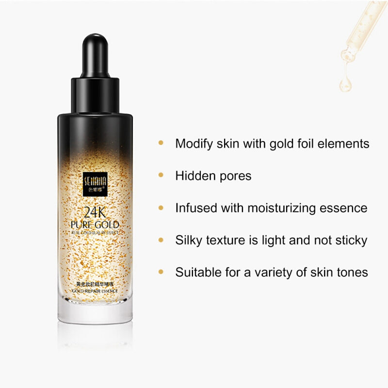 24k Face Moisturizing Make-up Primer - Gold