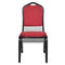 Padded chair Table Stackable Red 10 pcs