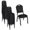 Table chair Padded Black Stackable 20 pcs