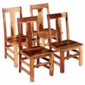 Dining Chairs 4 pcs Solid Sheesham Wood (243964x2)