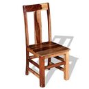 Dining Chairs 4 pcs Solid Sheesham Wood (243964x2)