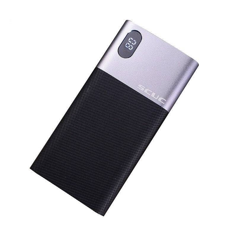 10000 mAh Premium Ultra Thin Power Bank - Gray