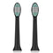 2 Pcs. Replaceable Toothbrush Heads - Black