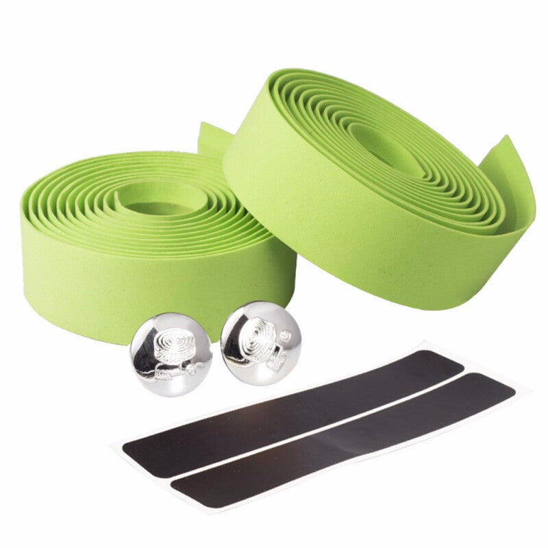 2 Pcs Eva High Quality Road Handlebar Tapes - Green