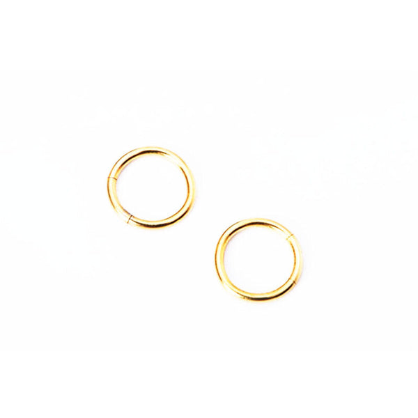 2 Pcs Premium Ring Body Pierce - Gold