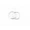 2 Pcs Premium Ring Body Pierce - Silver