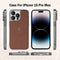 HCW-040104 Suitable for Apple Magnetic Phone Case, All-Inclusive Anti-Drop High-End Titanium Paint Phone Case