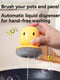 KT-12-27-22 Little Yellow Duck Pot Scrubbing Brush, Plus Liquid Kitchen Household, Dishwashing Cleaning Balls, Brushes, Wire Balls Cup Brushes,Moe Duck Pot Brush Shenanigans