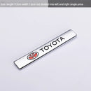 KT12-15-002 Personalized 3D Side Stickers, Trunk Stickers, Letter Fender Stickers, Metal Car Stickers, Body Modification Stickers - 2 Pieces