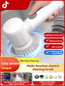 KT-12-25-012 Electric Cleaning Brush, Multifunctional Kitchen Dishwashing Brush, Household Lazy Cordless Automatic Brush, Handheld Cleaner