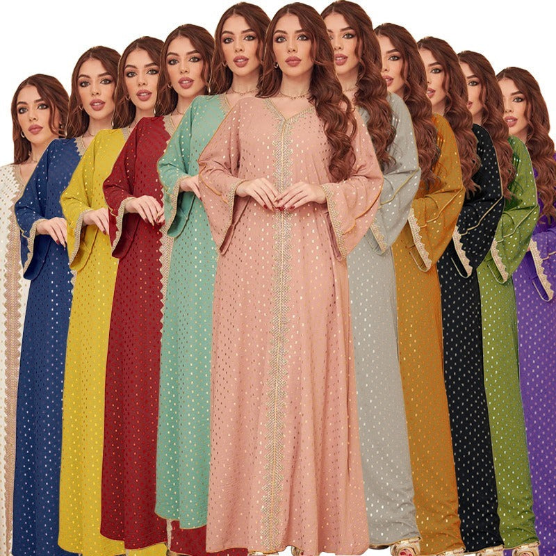 KTX-8129412694232 KT-12-28-1001 Latest Netflix Style Popular Fashion Temperament Women's Clothing Kaftan