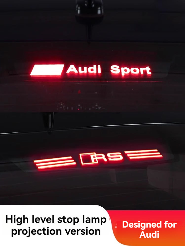 ABD-040801 Audi, A3 A4L A5 A6L high brake light stickers S3 brake light projection plate modification accessories decoration stickers