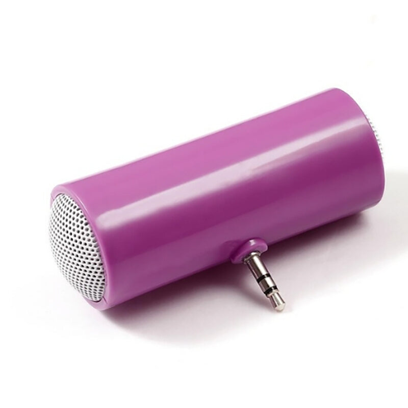 3.5mm Portable Mini Mobile phone Speaker - Purple