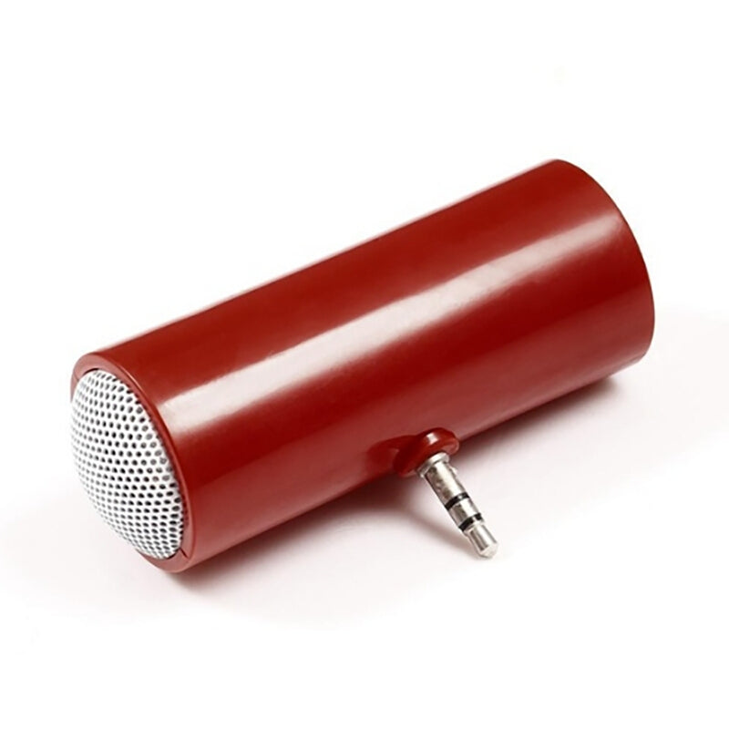 3.5mm Portable Mini Mobile phone Speaker - Red