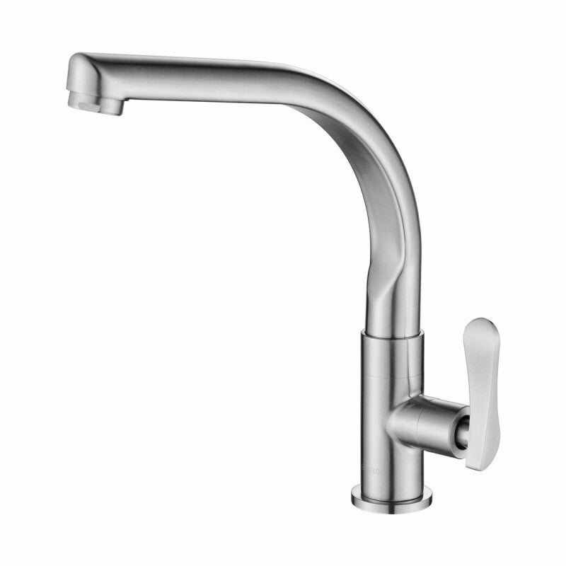 304 Stainless Steel High Quality Kitchen Faucet - Silver