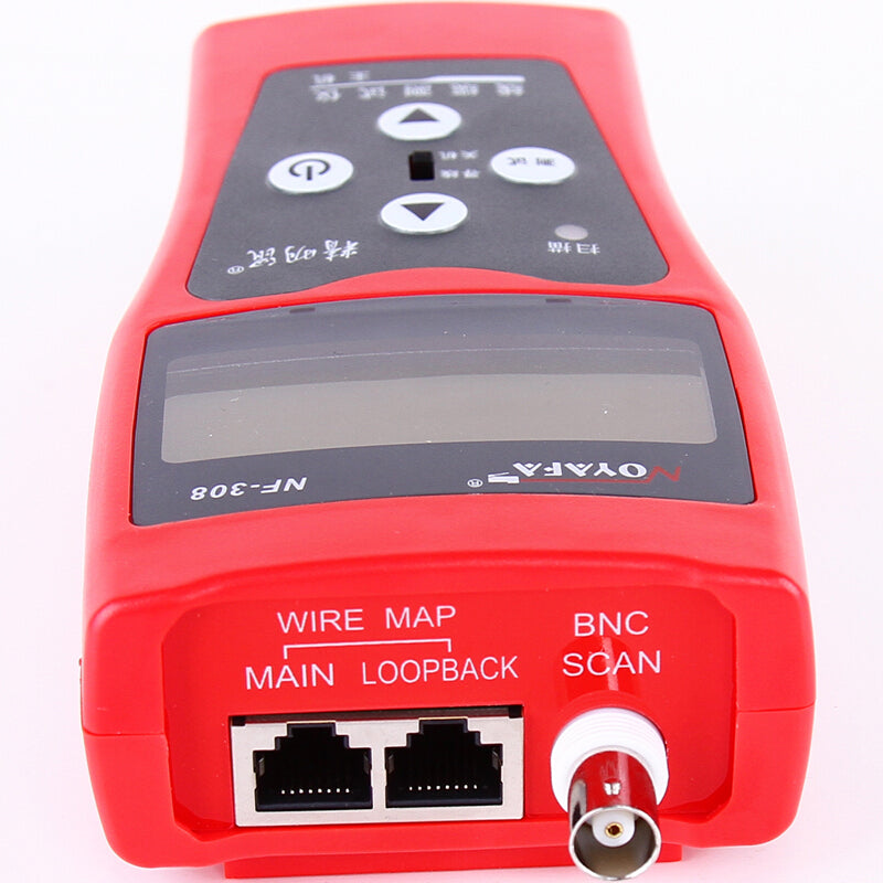 NF-308 Premium Multi Purpose Network Cable Tester - Red