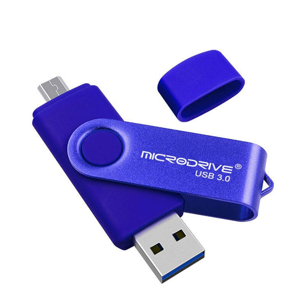 محرك أقراص فلاش USB 3.0 عالي الجودة سعة 32 جيجا بايت - أزرق