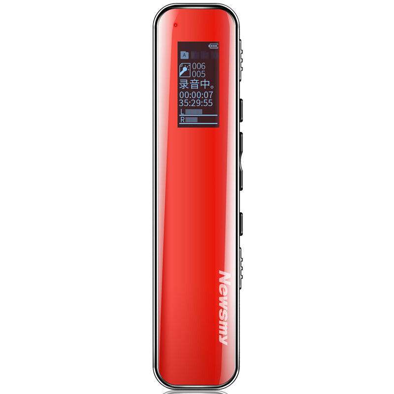 32Gb V19 Newman Portable Voice Recorder - Red