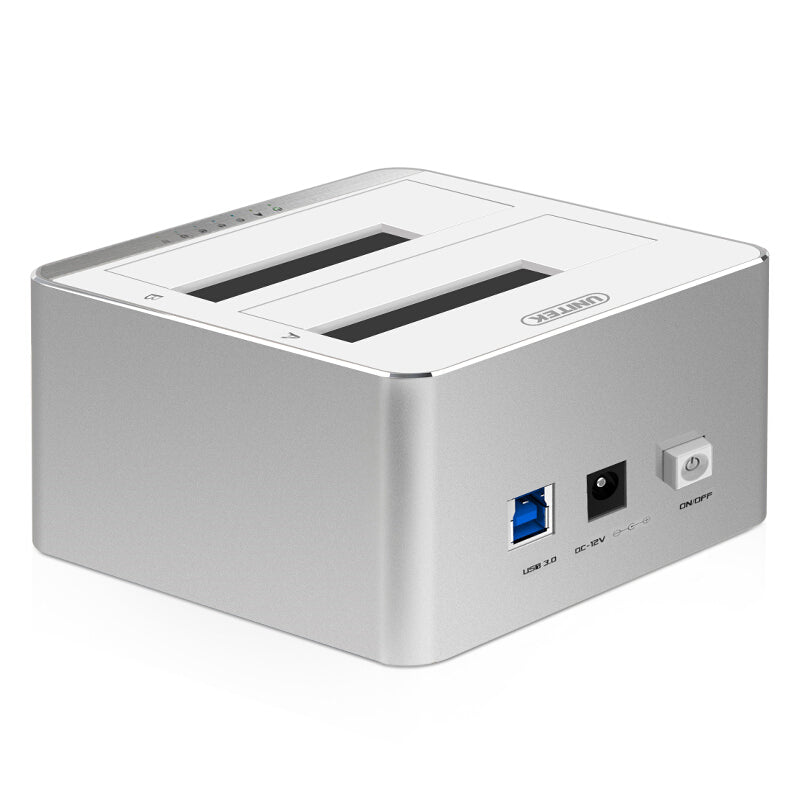 Unitek Premium Double Plate External Box - Silver