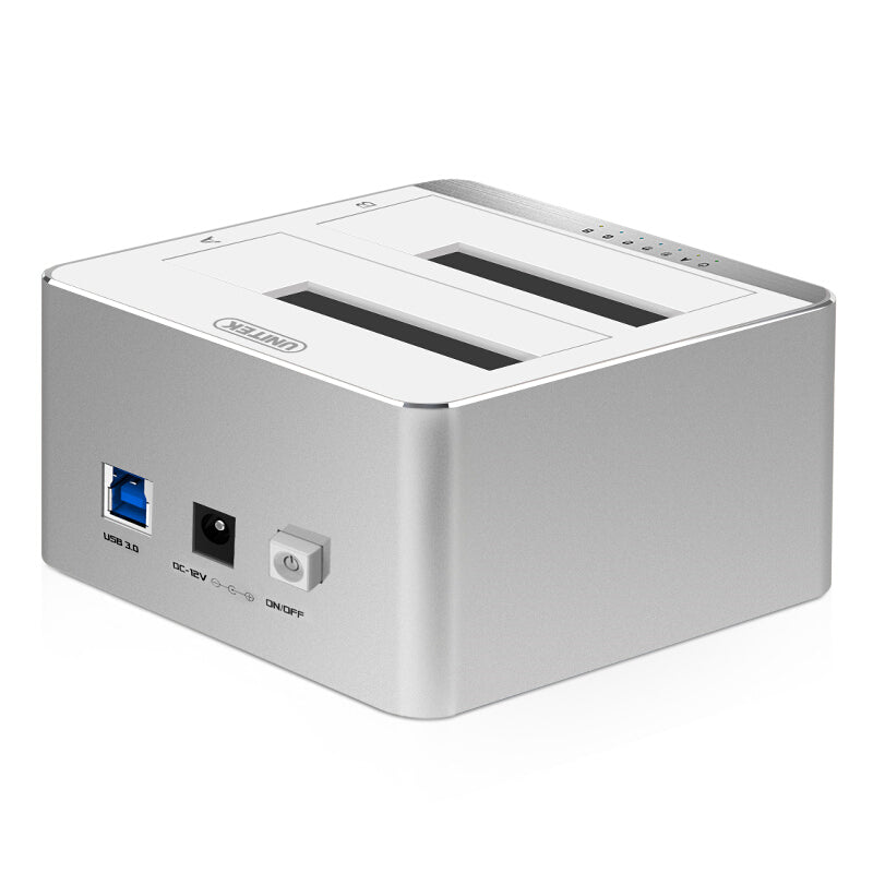 Unitek Premium Double Plate External Box - Silver