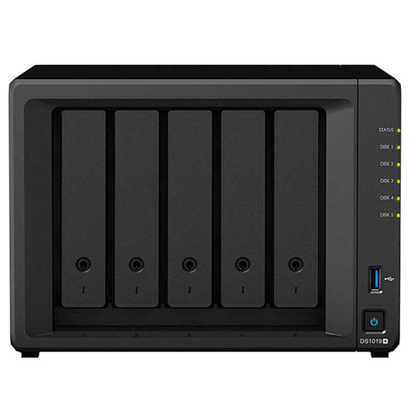 DS1019+ Premium 5 NAS Network Storage Server - Black