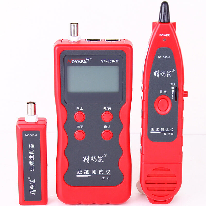 NF-868 Premium Network Cable Tester - Red