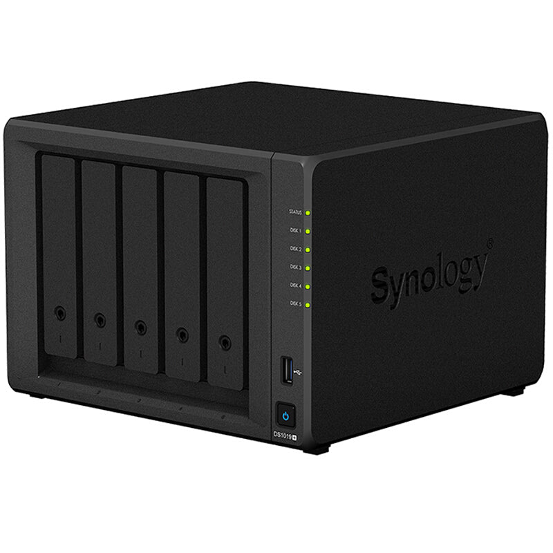 DS1019+ Premium 5 NAS Network Storage Server - Black