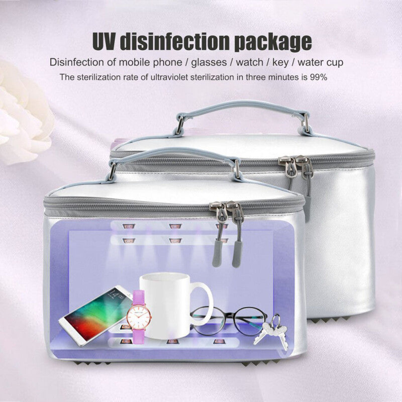 Portable UV Premium Disinfection Bag - Silver