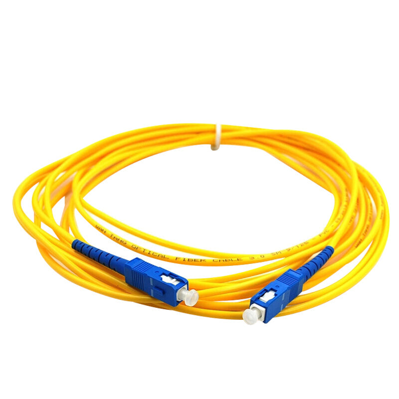 3 Meter Durable Fiber Optic Patch Cable - Yellow