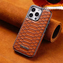 ABD-040501 For Apple 14promax Phone Case Python Pattern Iphone15-Pro-Max Fall Protection Case 13pro New 12pro Men's Luxury 15 Business Pm Premium Sense of Personality Tidal Case