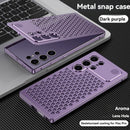 XJK-041803  Samsung S23ultra Cell Phone Case,New Product,Metal Bezel,Aluminium Alloy,Heat Dissipation,Lens Wrap,Anti-Drop,Ultra Slim,Frosted