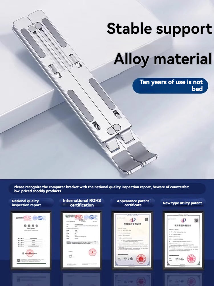 ABD-042607 Laptop Stand Suspended in the Air Can Be Lifted and Adjusted Portable Foldable Portable Desktop Heightened Shelf