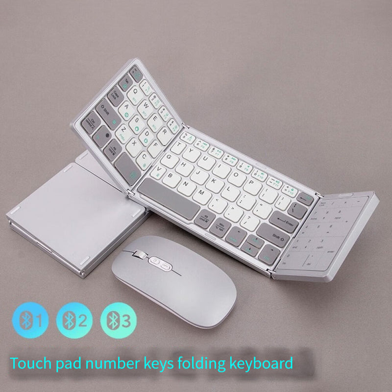 HPW-0510003 Foldable Multi-Frequency Portable Bluetooth Wireless Keyboard