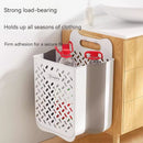 KT-12-08-003 Dirty Clothes Basket For Home Use, Clothes Storage Basket Bucket, Laundry Basket, Folding Wall Mounted, Bathroom Bathroom, Shower Put Clothes God- 2 pieces