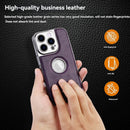 HCW-040102 Suitable for Iphone All-Inclusive Drop-Proof Phone Case, Apple Business Leather Phone Case