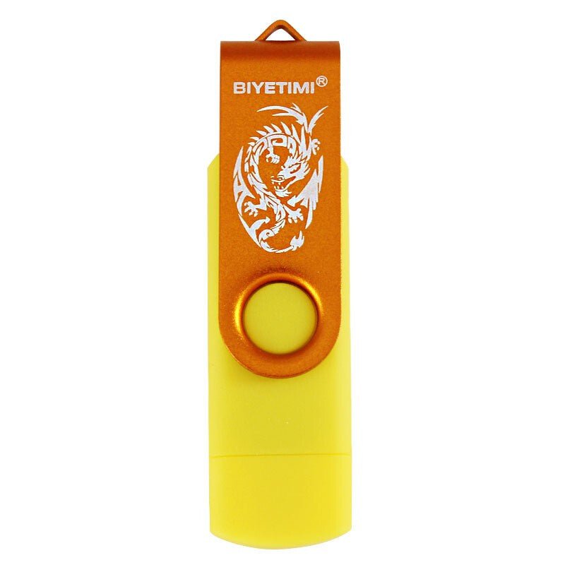 Biyetimi Premium Dragon Usb Flash Drive - Yellow