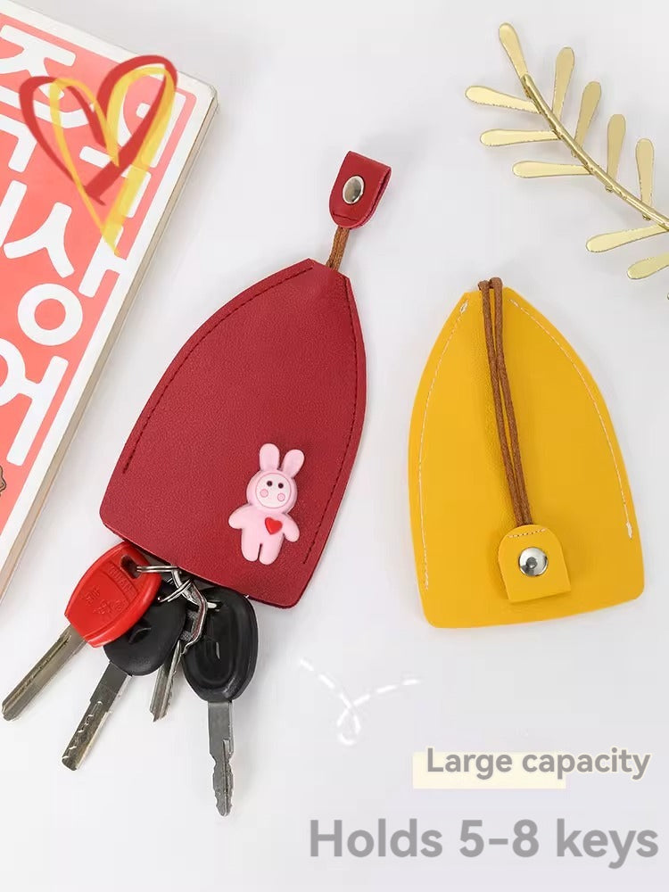 KT-12-26-011 Creative Pull-Out Key Bag, Cute Personality Female Large Capacity Car Key Bag, Universal Compact Mini Key Bag - 2 Pieces