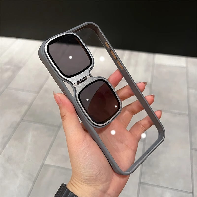 AB-041702 Sunglasses Lens Cover Invisible Stent High Transmittance Phone Case for Apple 15promax/14/13 Creative Iphone12 Protective Cover Personalized Net Red Senior