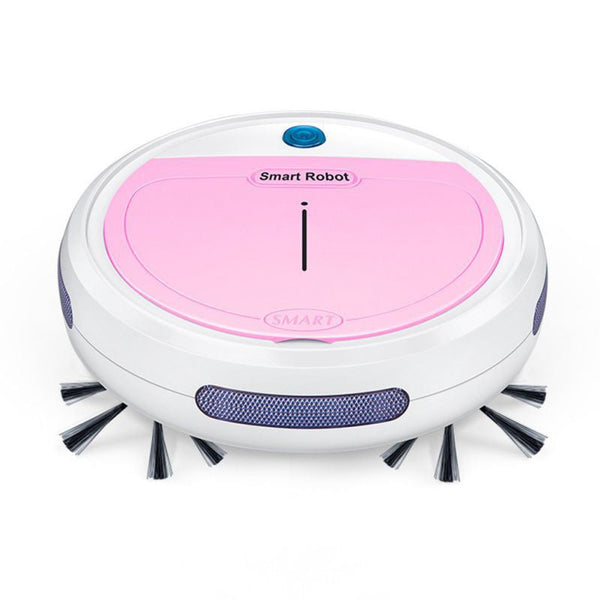 3 in 1 Multifunctional Robot Vacuum Cleaner - Pink