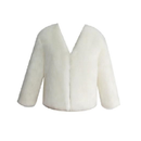 Women Winter Fur Coat Long Sleeve Faux Fur Outerwear Ladies Short Style Jacket Fluffy Warm Overcoat