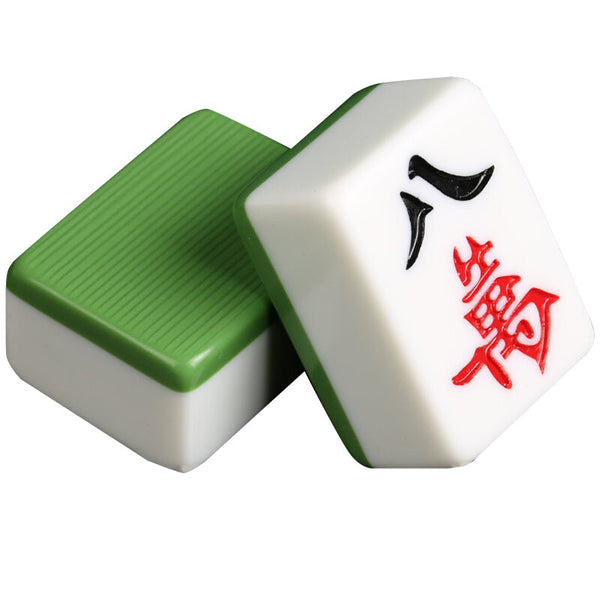 42mm Premium Large Home Mahjong - Green