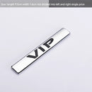 KT12-15-002 Personalized 3D Side Stickers, Trunk Stickers, Letter Fender Stickers, Metal Car Stickers, Body Modification Stickers - 2 Pieces