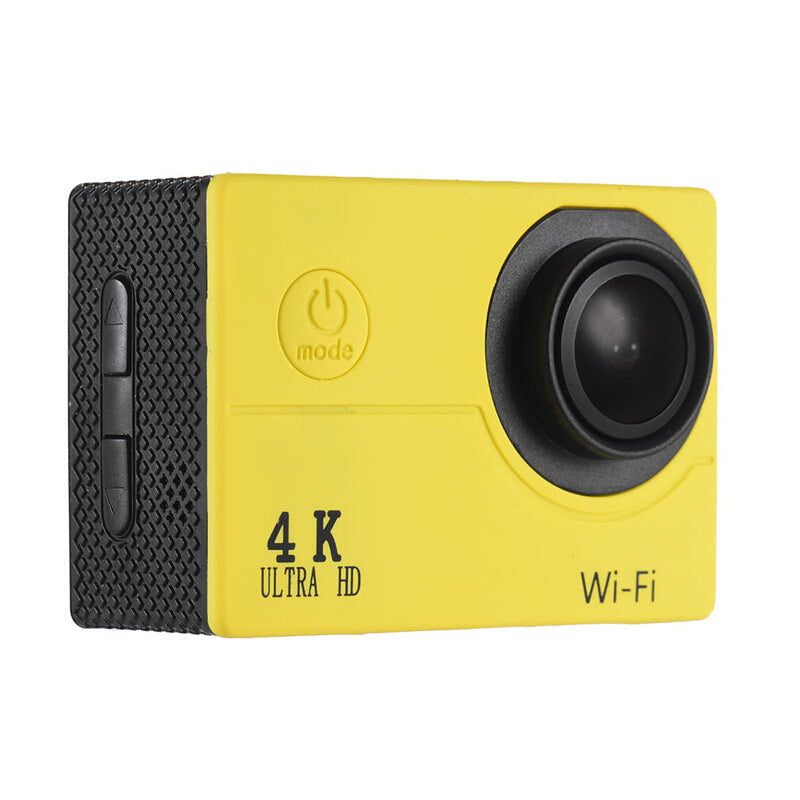 4K 30fps Premium Waterproof Action Camera - Yellow