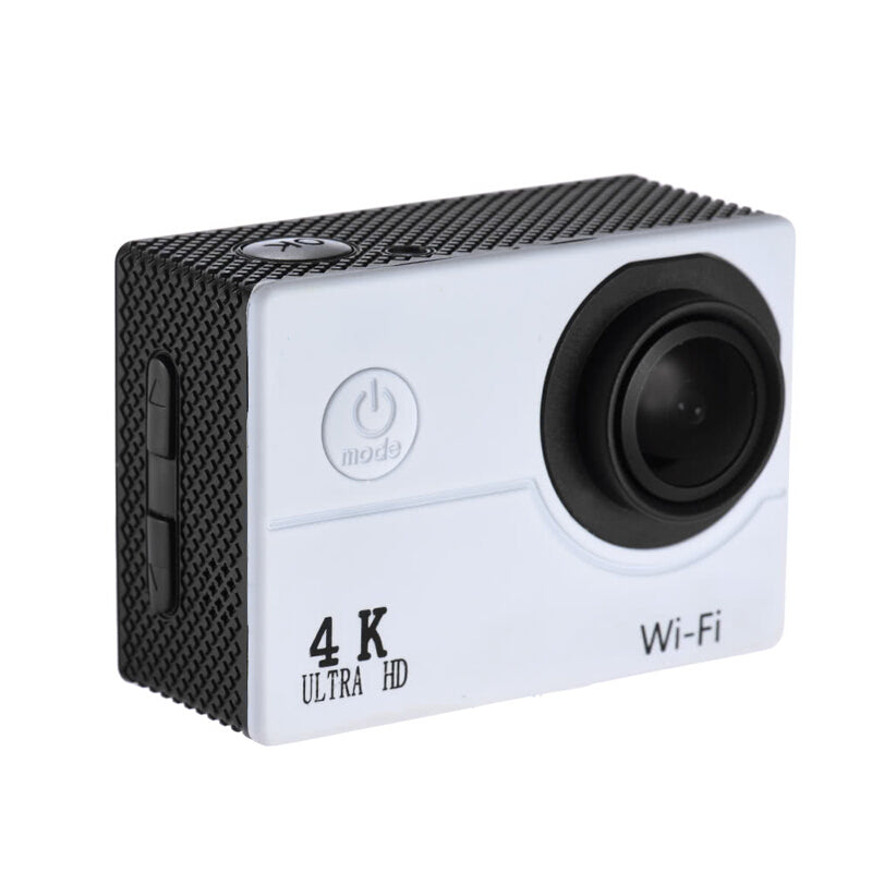 4K 30fps Premium Waterproof Action Camera - White