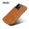 LKX-0410-2 Genuine Leather, Electroplating, Apple Phone Case, Full Package, Anti-Wrestling, New, Full Wrap-Around Edge