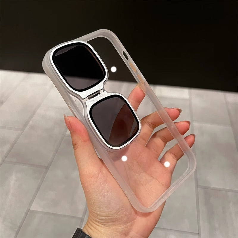 AB-041702 Sunglasses Lens Cover Invisible Stent High Transmittance Phone Case for Apple 15promax/14/13 Creative Iphone12 Protective Cover Personalized Net Red Senior